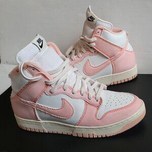 Nike Dunk High 1985 Shoes Wmns Sz 9.5 Arctic Orange Pink White Retro DV1143-800